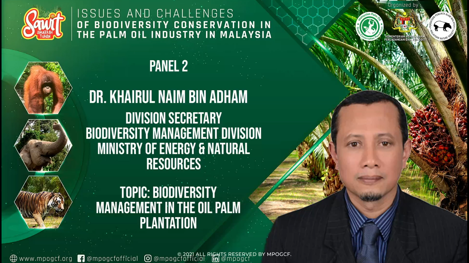Biodiversity Management In The Oil Palm Plantation by Dr. Khairul Naim Bin Adham