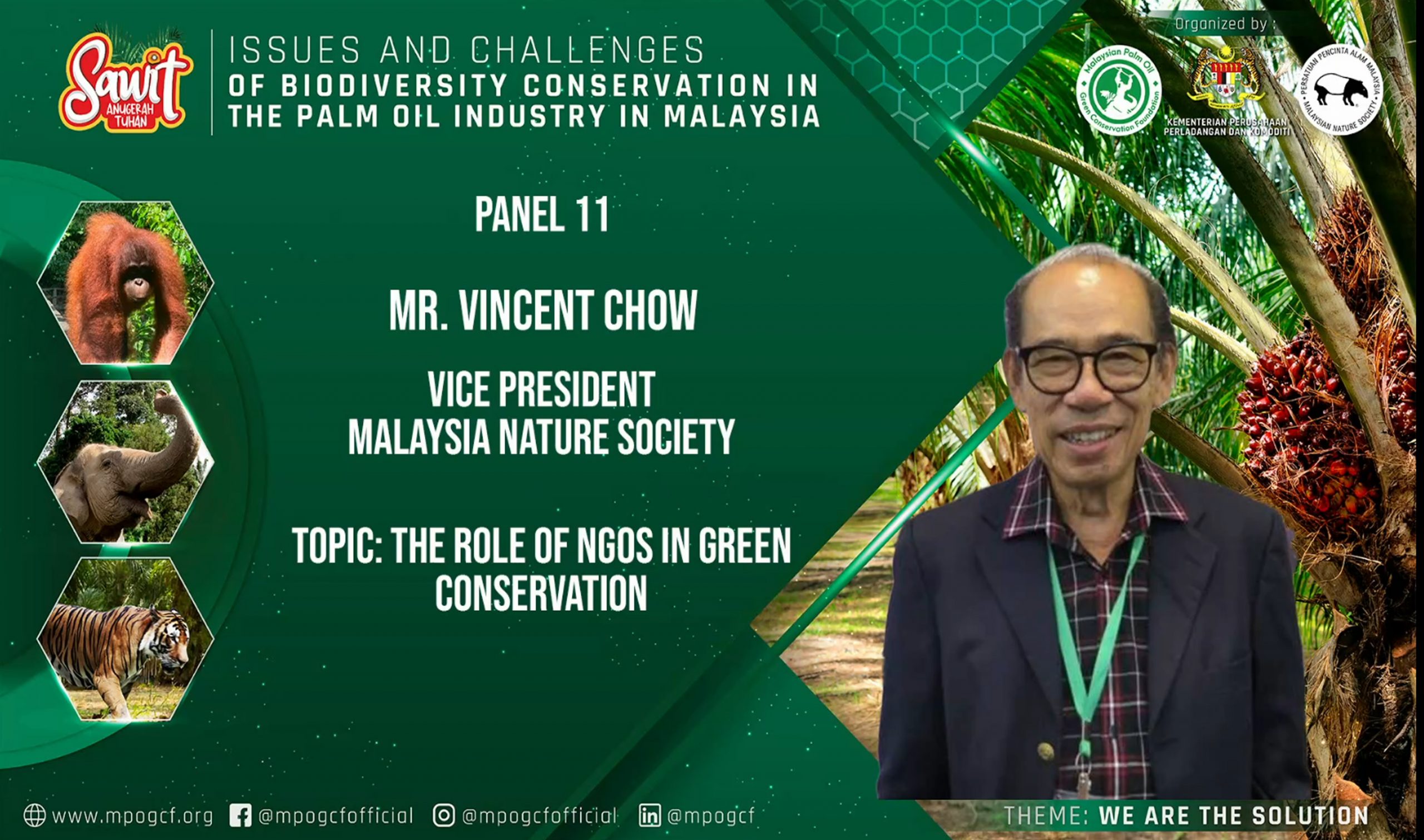 The Role of NGOs in Green Conservation by Mr Vincent Chow