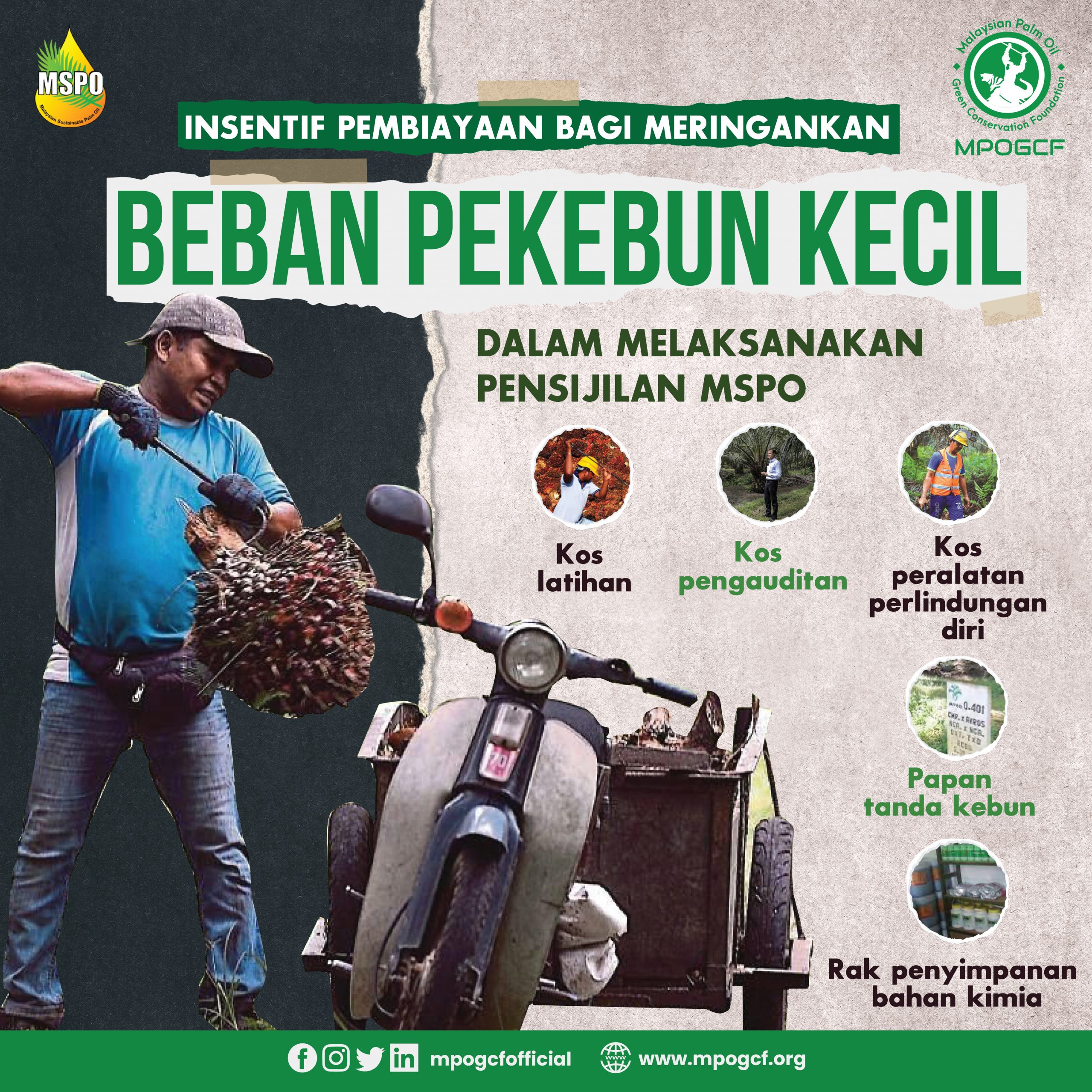 Insentif pembiayaan bagi meringankan beban pekebun kecil dalam melaksanakan pensijilan MSPO