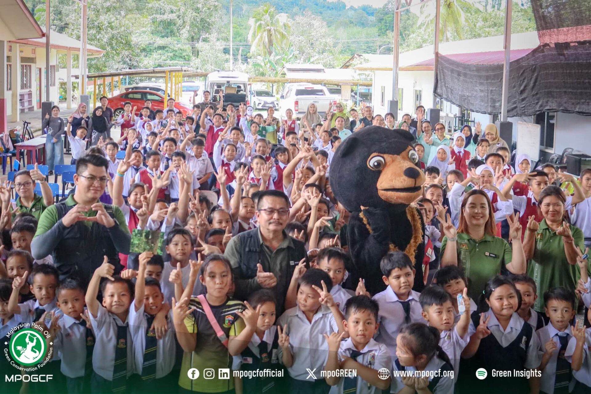 MPOGCF pupuk kesedaran pemuliharaan biodiversiti di tiga buah sekolah di Ranau, Sabah